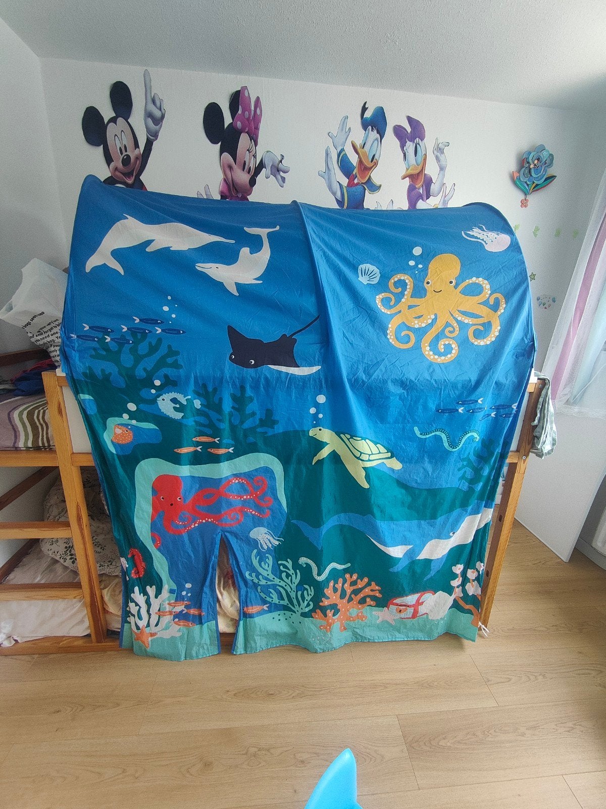 IKEA Kura bedtent onderwaterwereld, Ophalen of Verzenden, Gebruikt