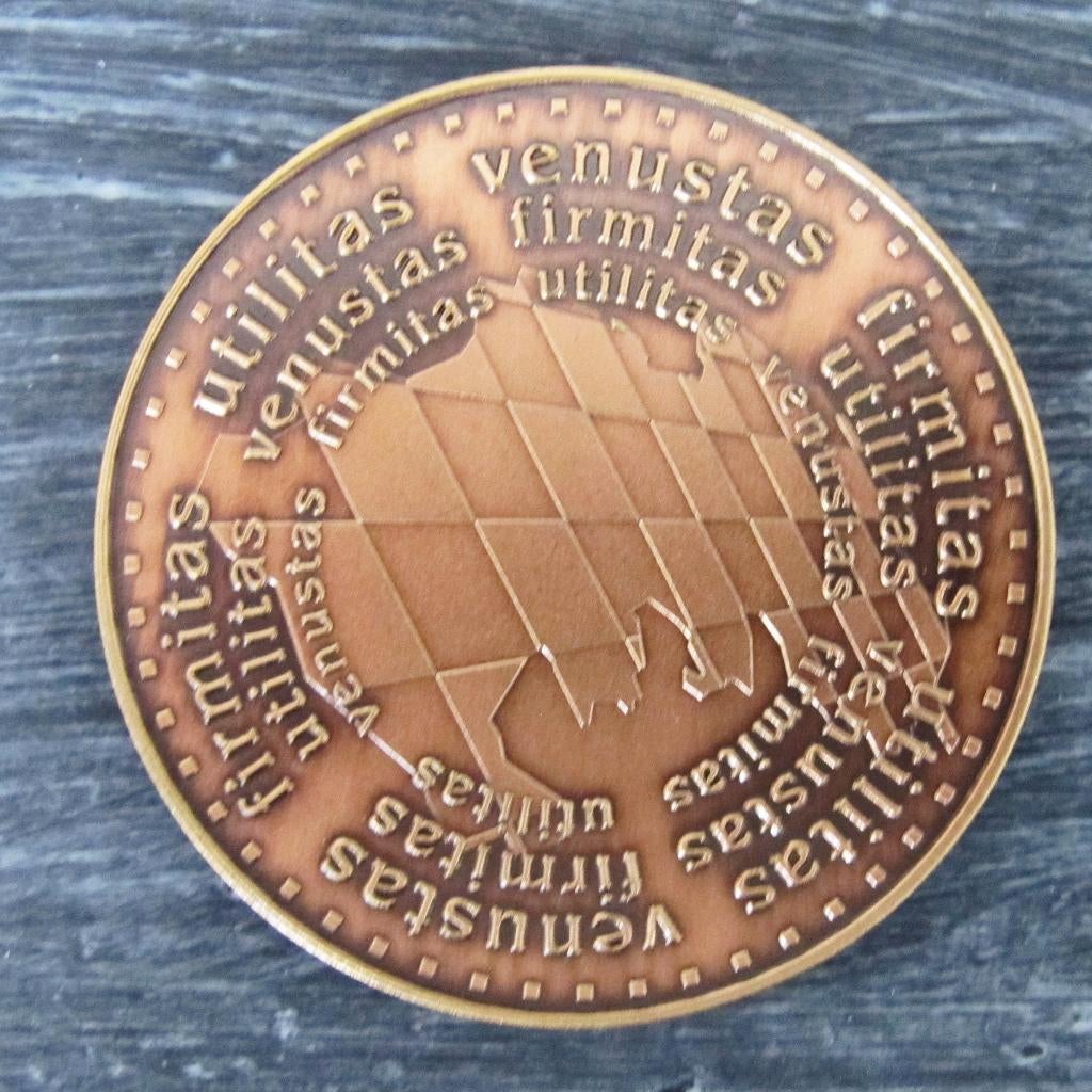 bronzen penning Welstandzorg, Verzenden, Brons, Nederland