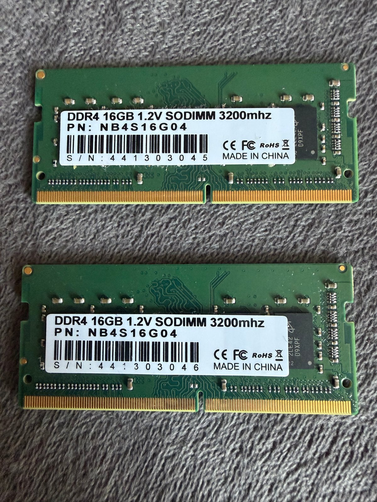 32 gb ddr4 SODIMM 3200MHz RAM Geveugen versturen kan, Computers en Software, RAM geheugen, Gebruikt, DDR4, Ophalen of Verzenden