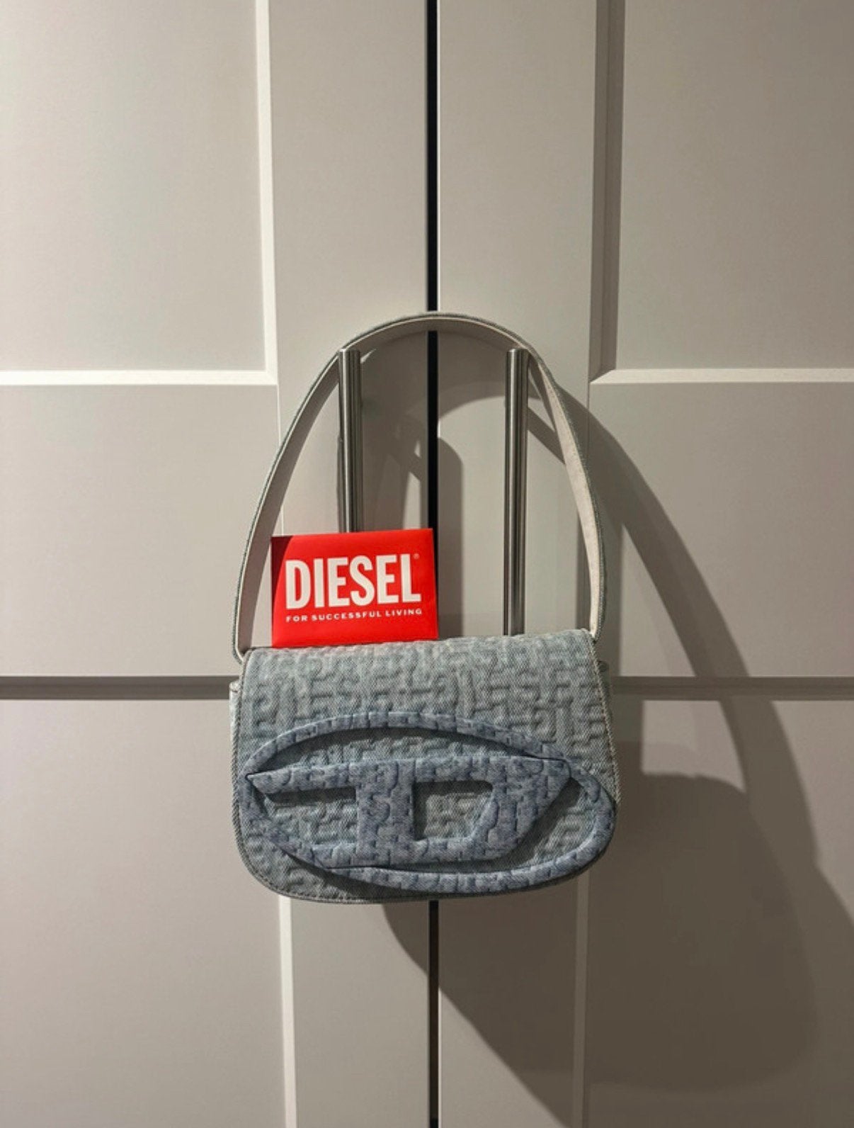 Diesel denim 1DR tas, Verzenden, Zo goed als nieuw, Blauw, Handtas