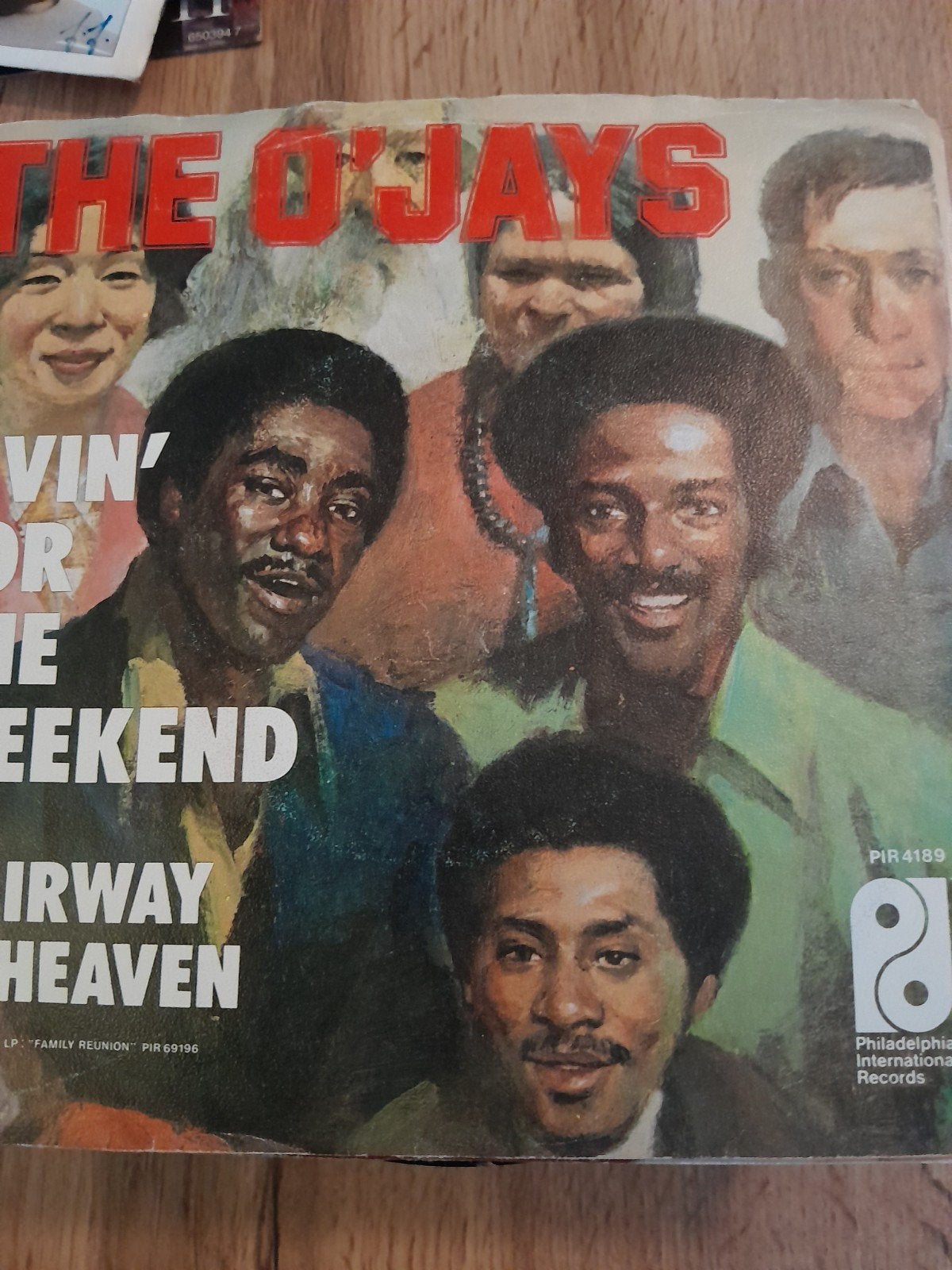 the o,jays 7 inch livin for the weekend, Ophalen of Verzenden, Zo goed als nieuw, Pop
