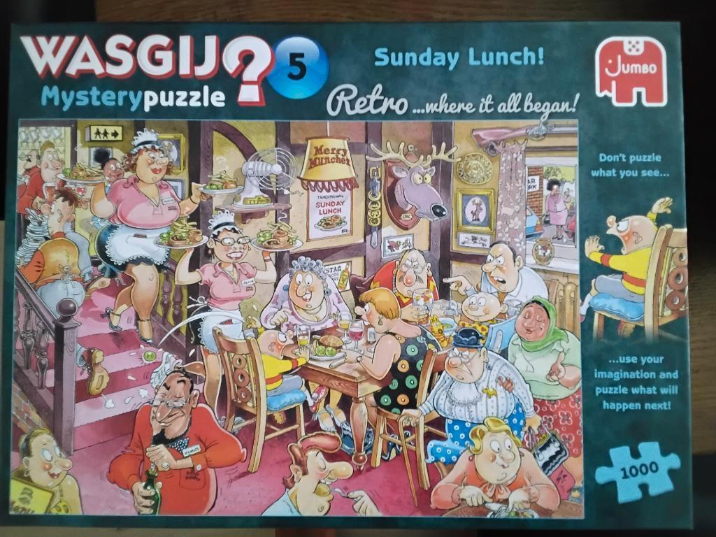 Wasgij puzzels 1000 stukjes te koop of ruilen, Ophalen of Verzenden, 500 t/m 1500 stukjes, Zo goed als nieuw, Legpuzzel