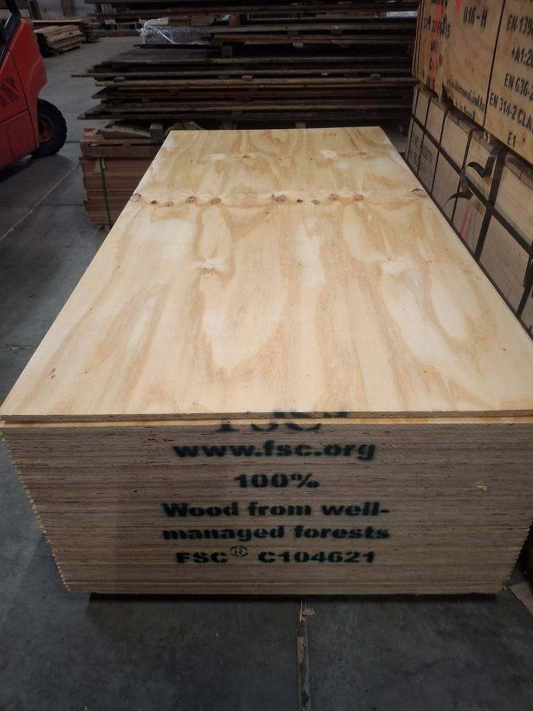 Underlayment en betonplex platen nieuw, Ophalen, Nieuw, 75 m² of meer, Parket