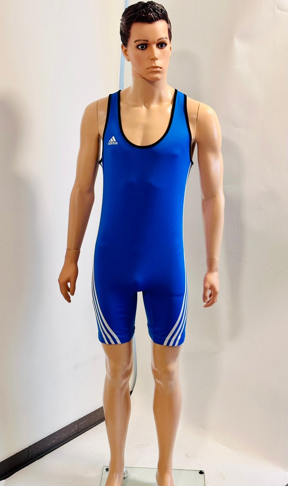 Worstelpakje roeipakje snelpak speedsuit skinsuit L Adidas, Kleding | Heren, Sportkleding, Maat 52/54 (L), Blauw, Overige typen