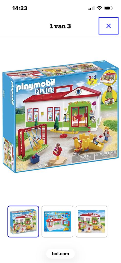 Playmobil kinderopvang, Ophalen, Gebruikt, Complete set