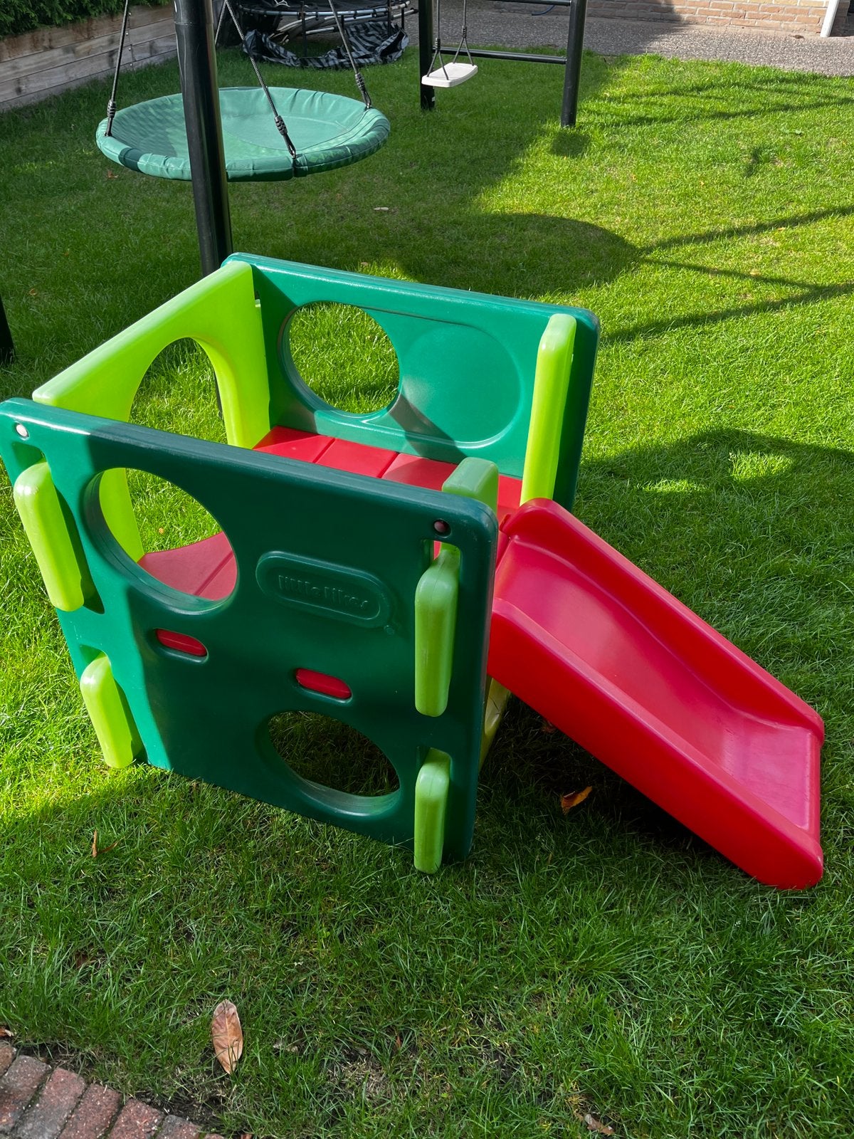 Little Tikes klimtoestel met glijbaan, Ophalen, Zo goed als nieuw, Glijbaan