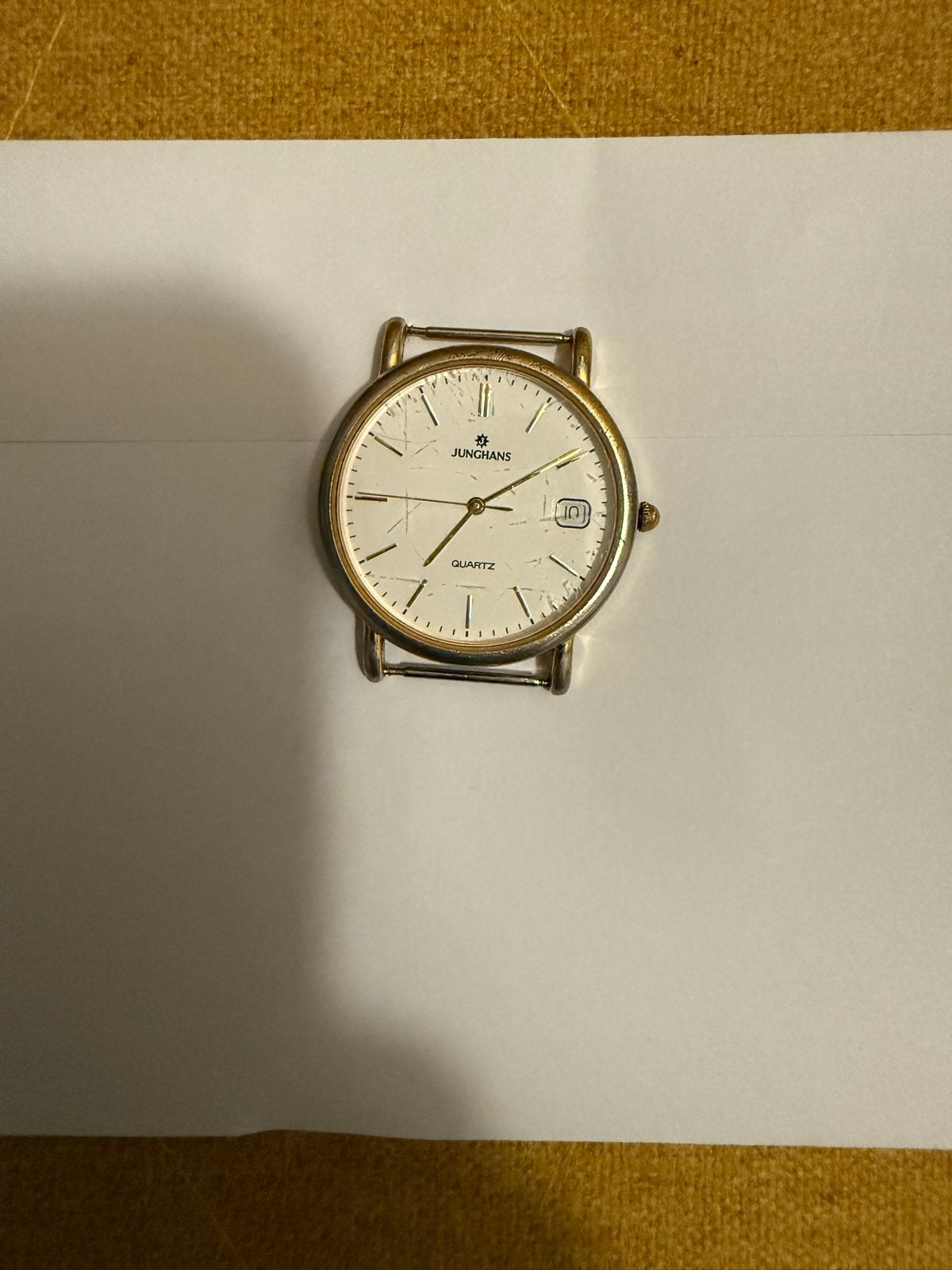 Junghans Quartz Polshorloge - Klassiek Design( Unisex), Overige merken, Staal, Gebruikt, Polshorloge