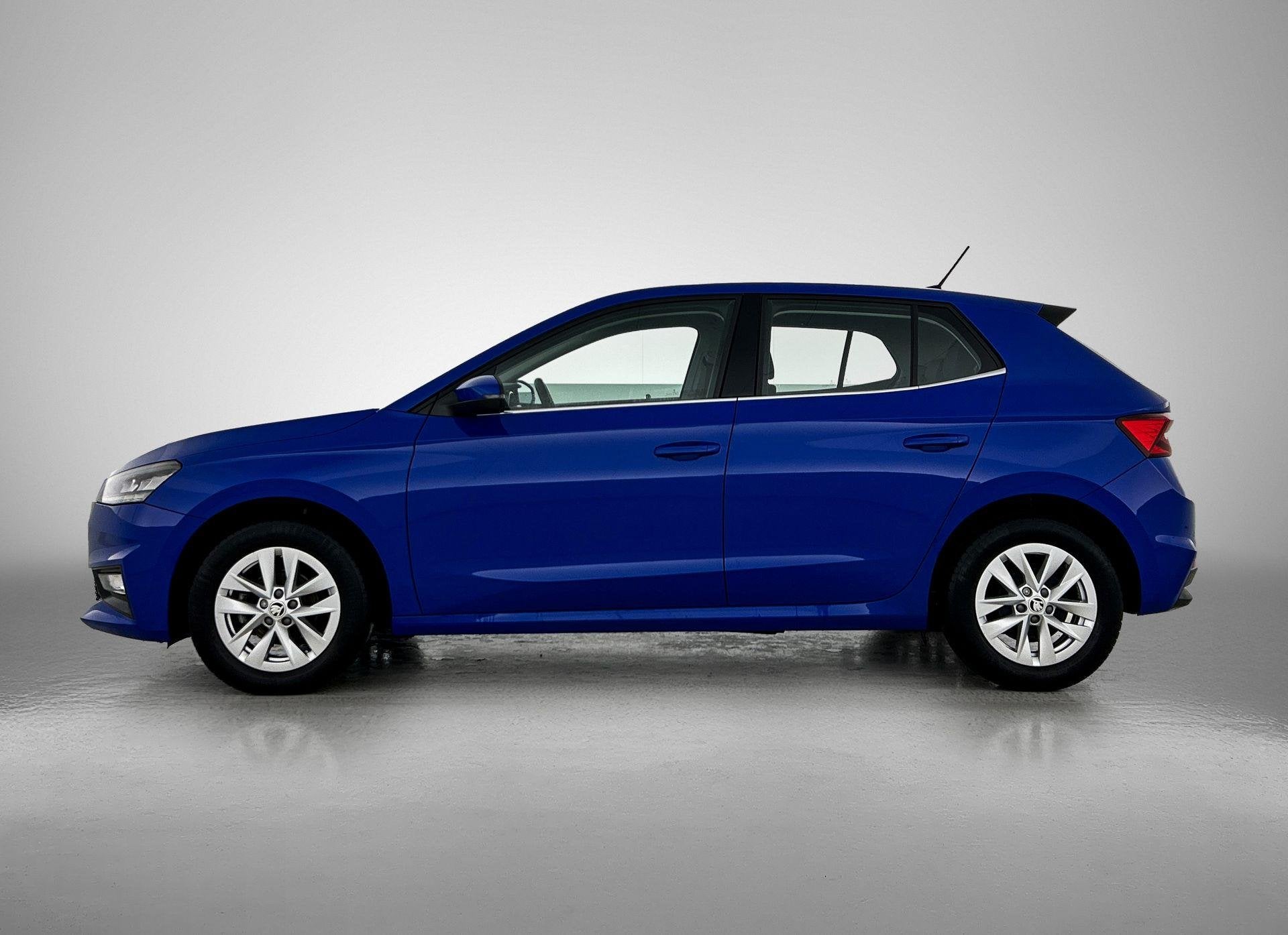 Skoda Fabia 1.0 TSI Business Edition | KEYLESS | PARKEERSENS, Auto's, Voorwielaandrijving, 12 maanden, Euro 6, Blauw
