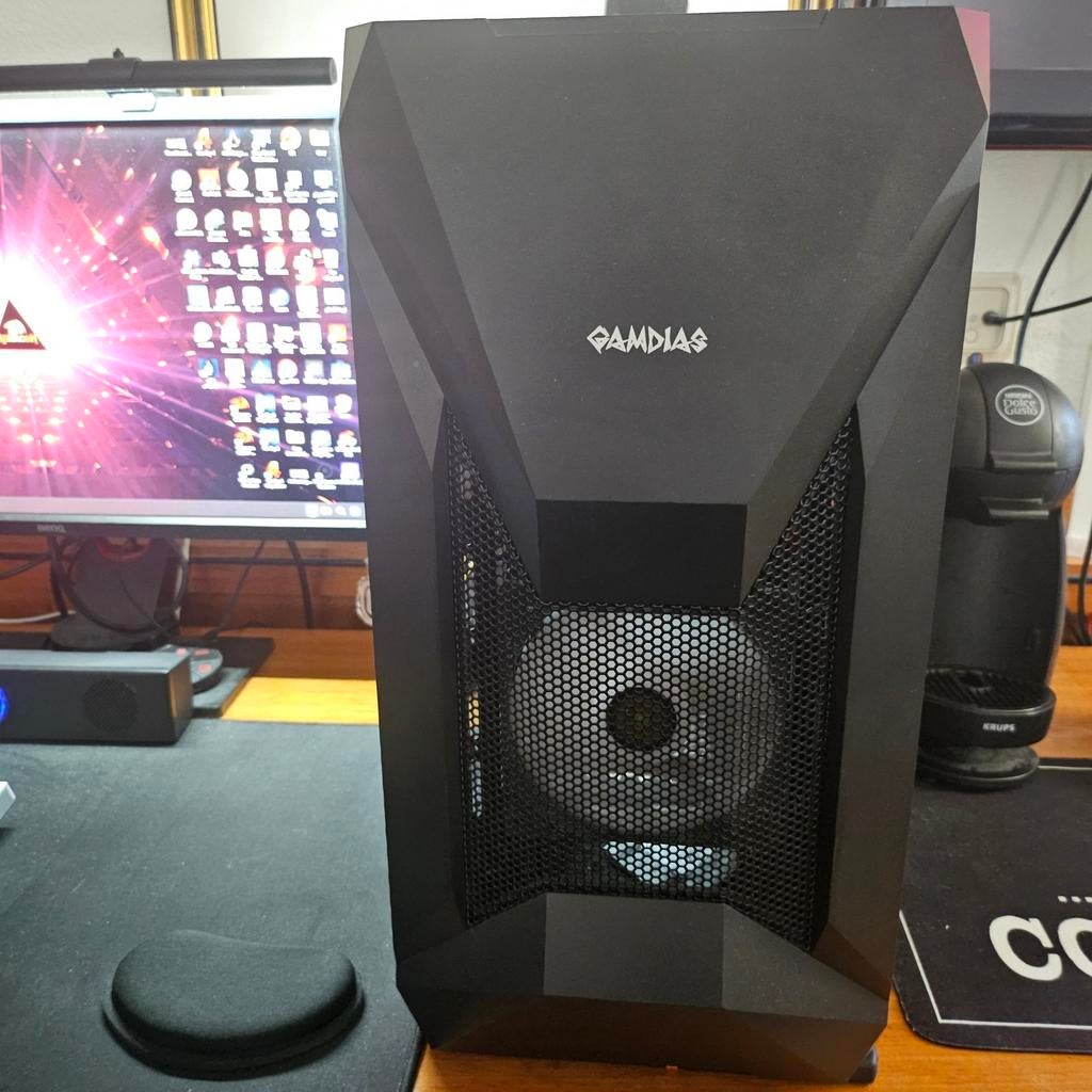 Krachtige Gaming PC - Gamdias, MSI Videokaart, Computers en Software, Desktop Pc's, Gebruikt, Onbekend, SSD, 8 GB, Met videokaart