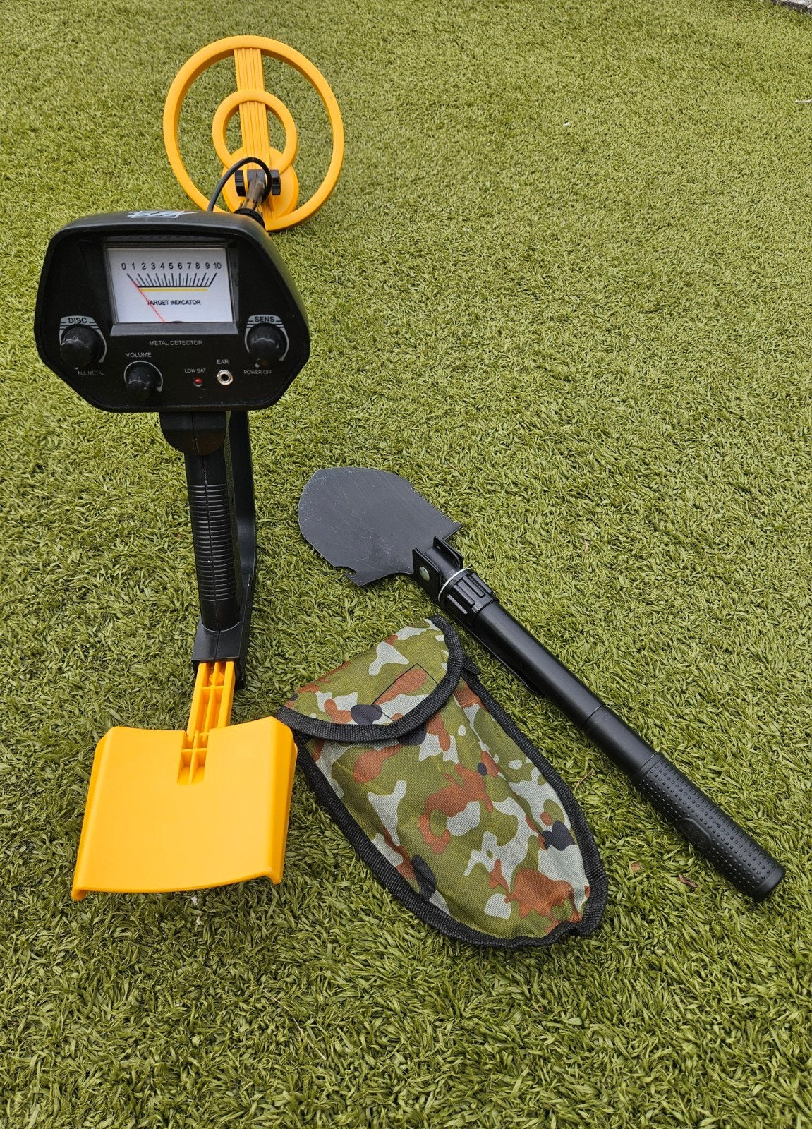 Metaaldetector kind met schep, Hobby en Vrije tijd, Metaaldetectors, Ophalen, Gebruikt, 30 cm of minder, Overige merken