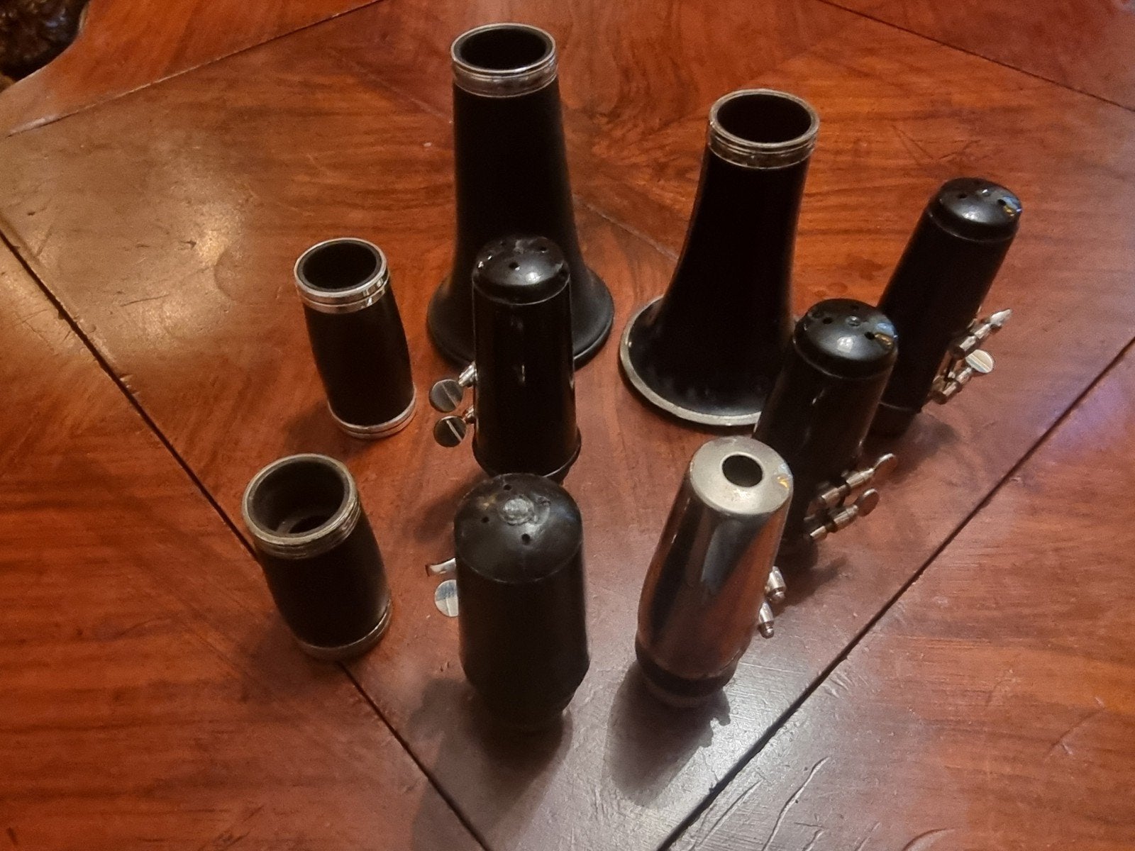 4 Klarinetmondstukken, 2 bekers en 1 tonnetjes (o.a. Selmer), Muziek en Instrumenten, Blaasinstrumenten | Klarinetten, Verzenden