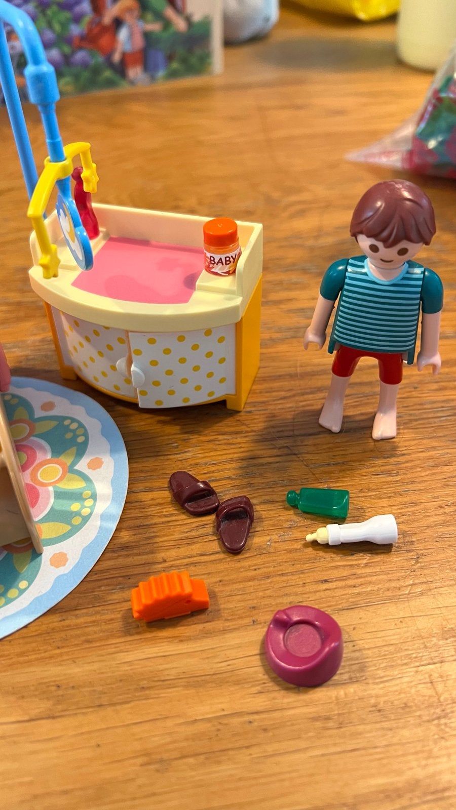 Playmobil Babykamer met wieg en commode, Gebruikt, Complete set, Overige typen, Ophalen of Verzenden