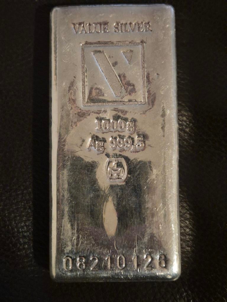 Zilver baar 1kg Ag 999.5 - Value Silver, Ophalen of Verzenden, Zilver