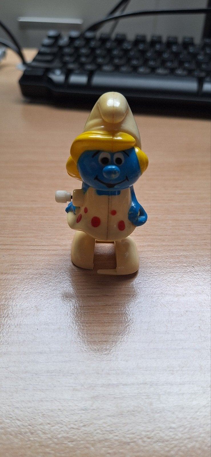 lopende smurfin 1982, Verzamelen, Smurfen, Ophalen of Verzenden