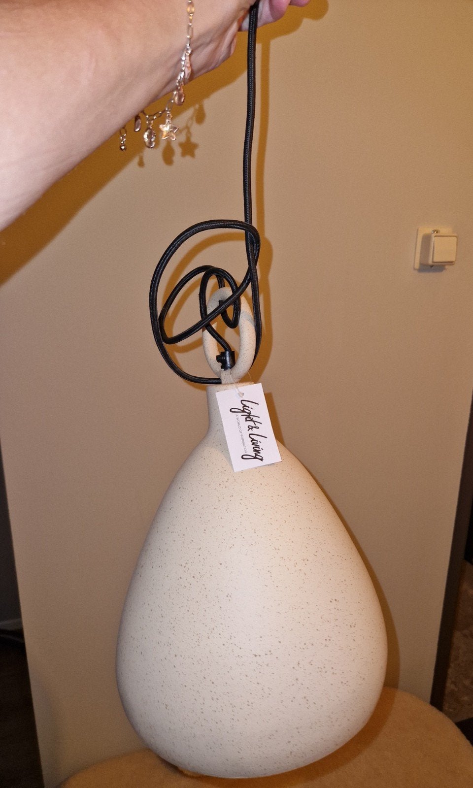 Nieuwe Light & Living hanglamp, beige, Ophalen of Verzenden