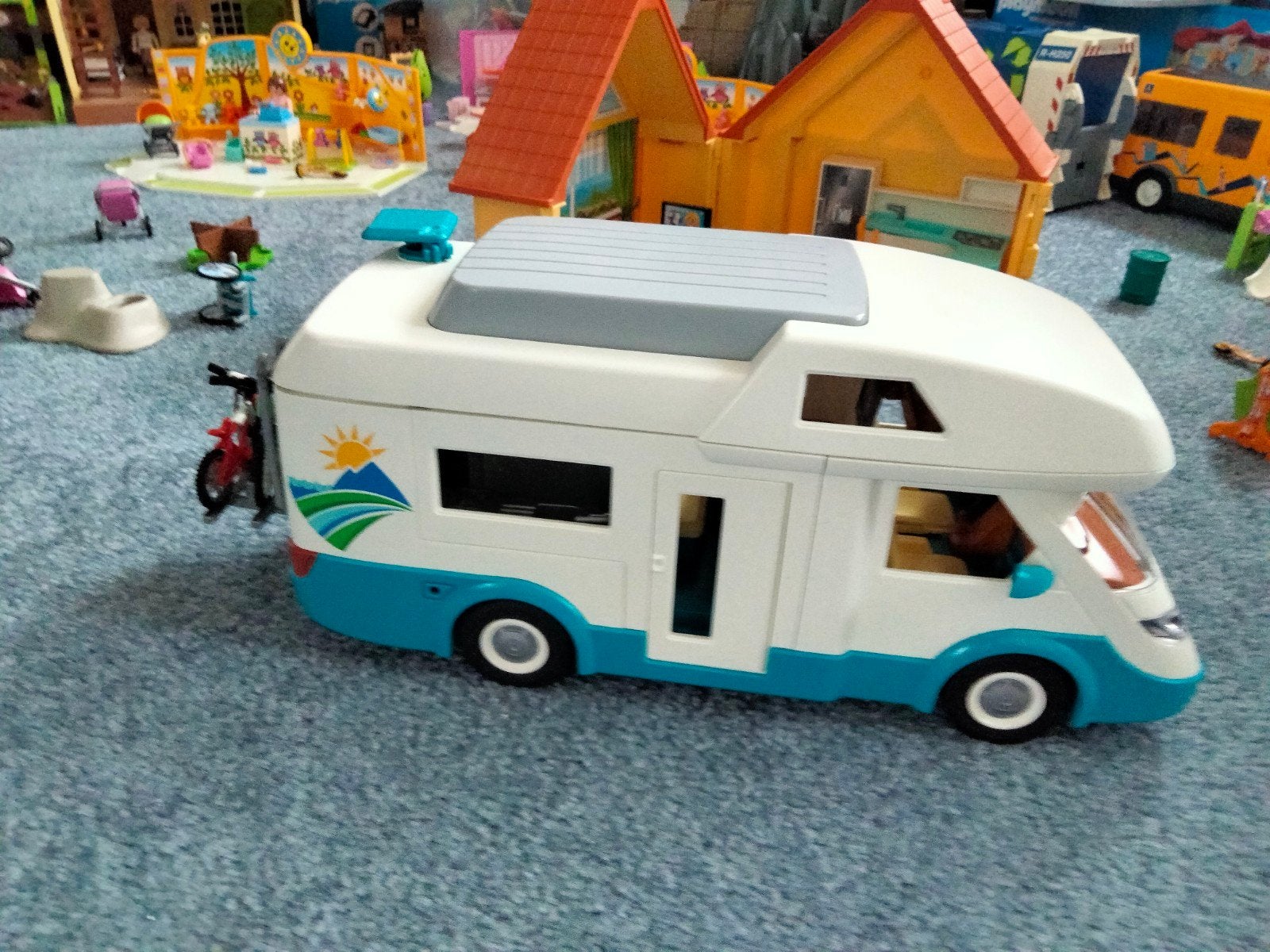 Mooie camper van Playmobil., Kinderen en Baby's, Ophalen of Verzenden