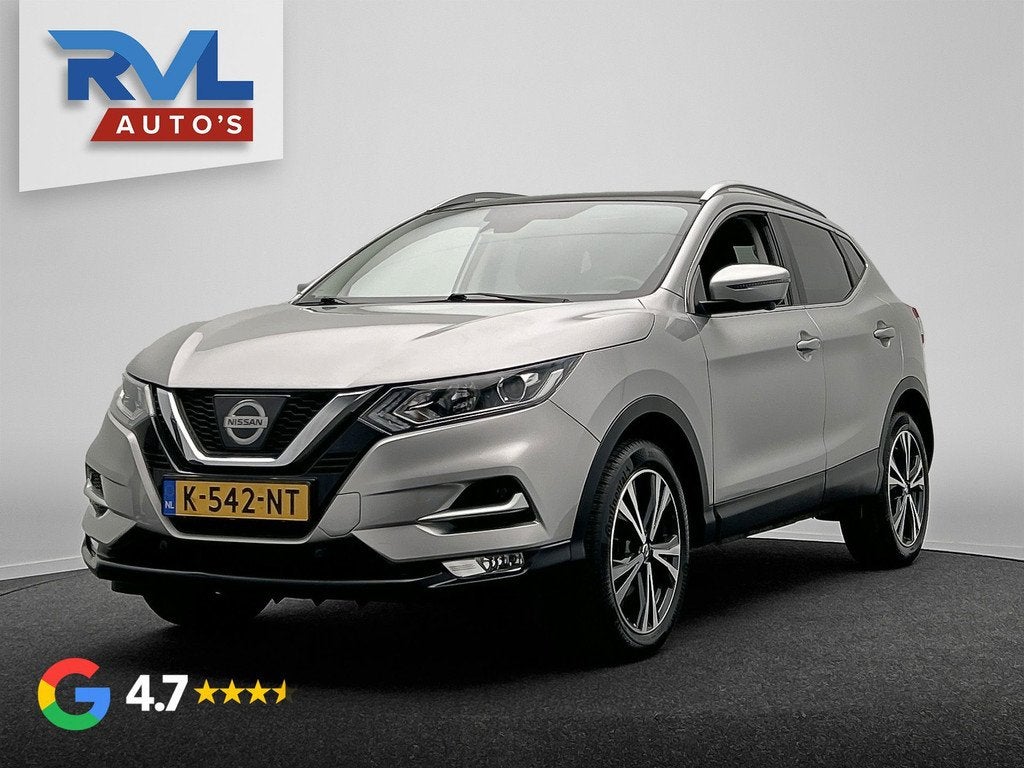Nissan Qashqai 1.2 N-Connecta | Panoramadak | Navigatie | 36, Auto's, Nissan, Voorwielaandrijving, Stof, Gebruikt, Euro 6