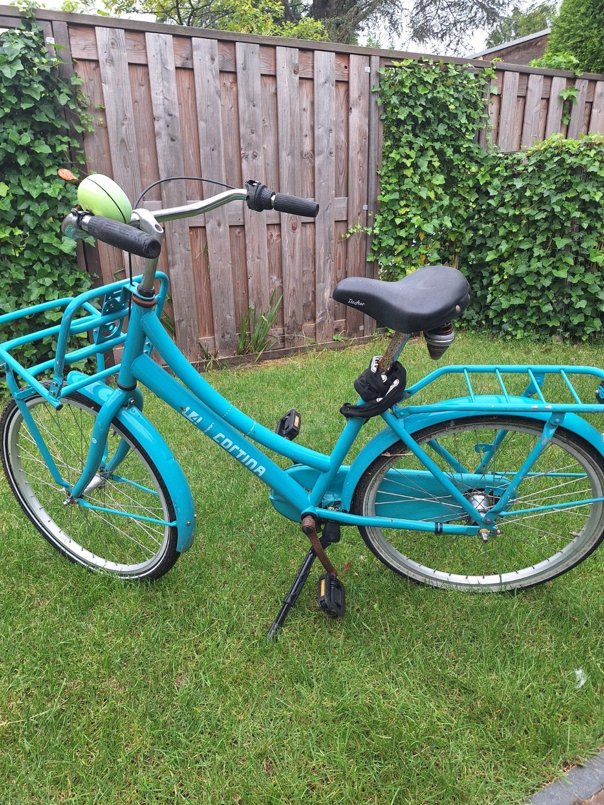 Cortina kinderfiets 20 inch - Stoere turquoise fiets, Ophalen of Verzenden, Gebruikt, 20 inch of meer