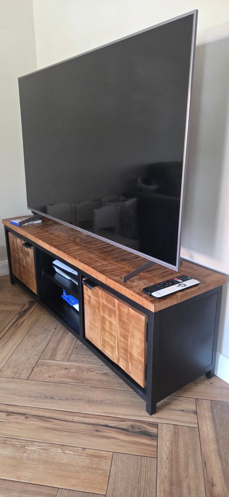 Salontafels, tv-meubel en dressoir in industriële stijl, Zo goed als nieuw, Industrieel, Rechthoekig, Ophalen