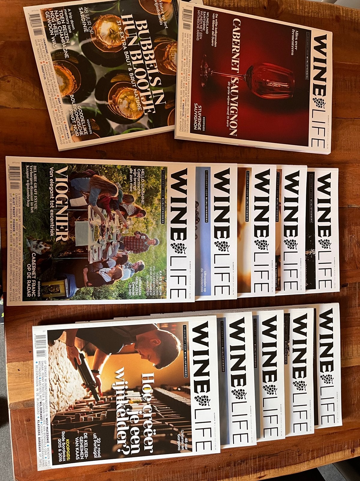 12x WINE LIFE Tijdschrift - nr. 68-79, Ophalen of Verzenden, Zo goed als nieuw, Overige typen