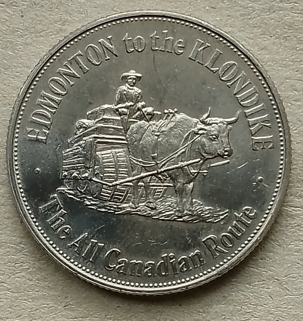 Canada, souvenir dollar Edmonton 1977, Ophalen of Verzenden, Overige materialen, Buitenland