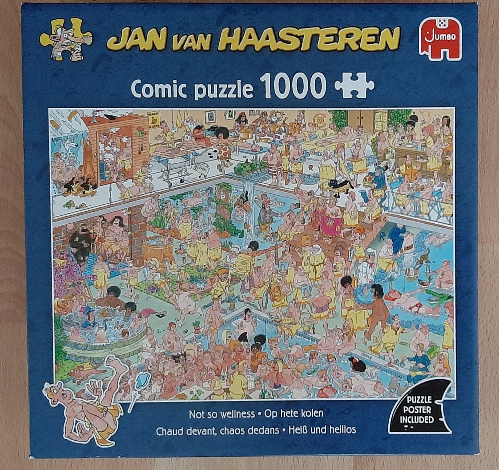 Jan v Haasteren Op hete kolen, compleet, Ophalen, 500 t/m 1500 stukjes, Zo goed als nieuw, Legpuzzel