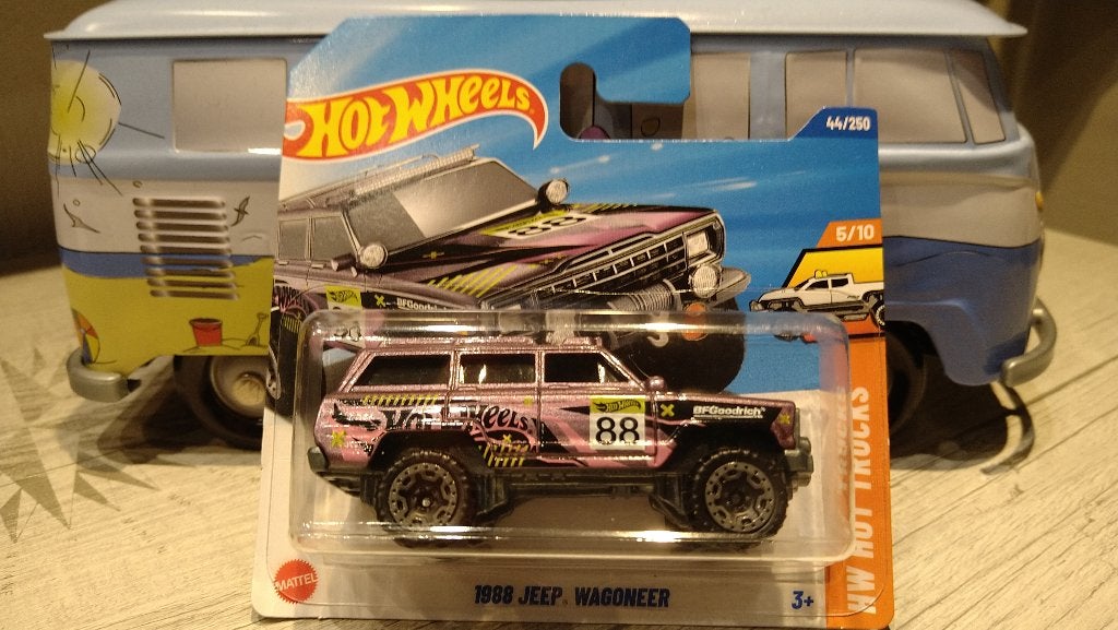 Hot Wheels Jeep Wagoneer 1988 Pink 1:64, Ophalen of Verzenden, Nieuw, Auto