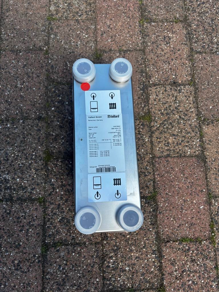Warmtewisselaar kelvion GBS400H70 RVS/Koper - Nieuw in doos, Ophalen of Verzenden, Zo goed als nieuw, Overige typen