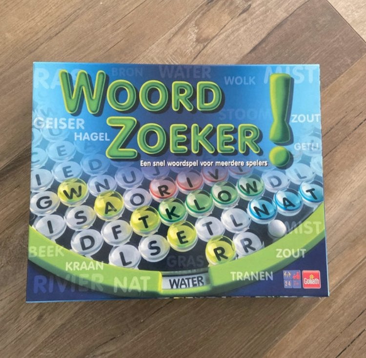 Woordzoeker bordspel - Zo goed als nieuw, Drie of vier spelers, Ophalen of Verzenden, Zo goed als nieuw