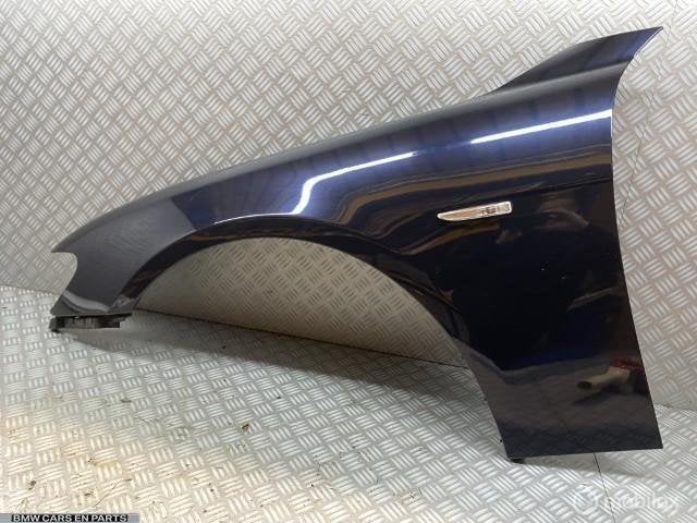 Spatbord links BMW 7-serie E65 E66 a35 monaco blauw metalli, Gebruikt, Partnerportal@bmw.de, Bmw, Ophalen of Verzenden