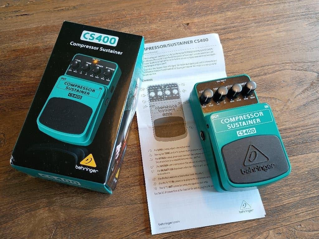 Behringer CS400 compressor/sustain pedaal, Ophalen of Verzenden, Zo goed als nieuw, Compressor