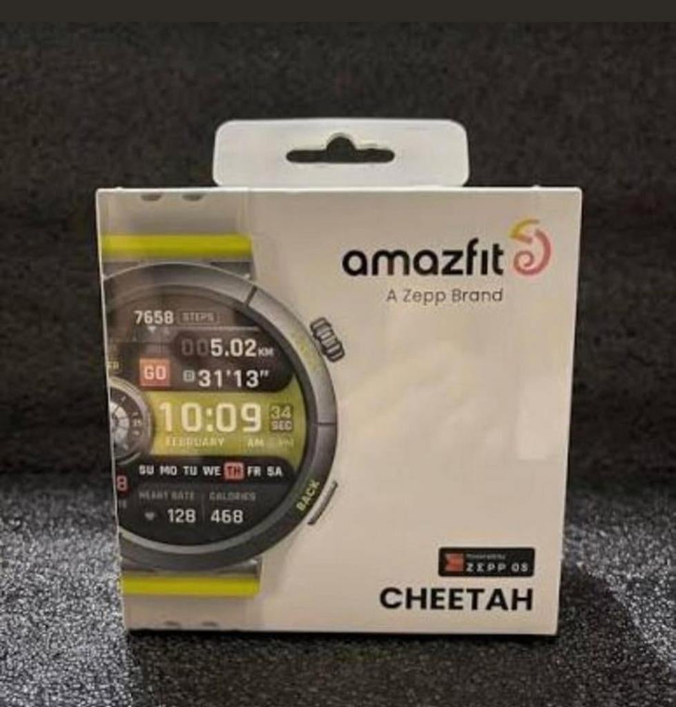 Amazfit Cheetah smartwatch, Zwart, Nieuw, Ophalen of Verzenden, Waterdicht