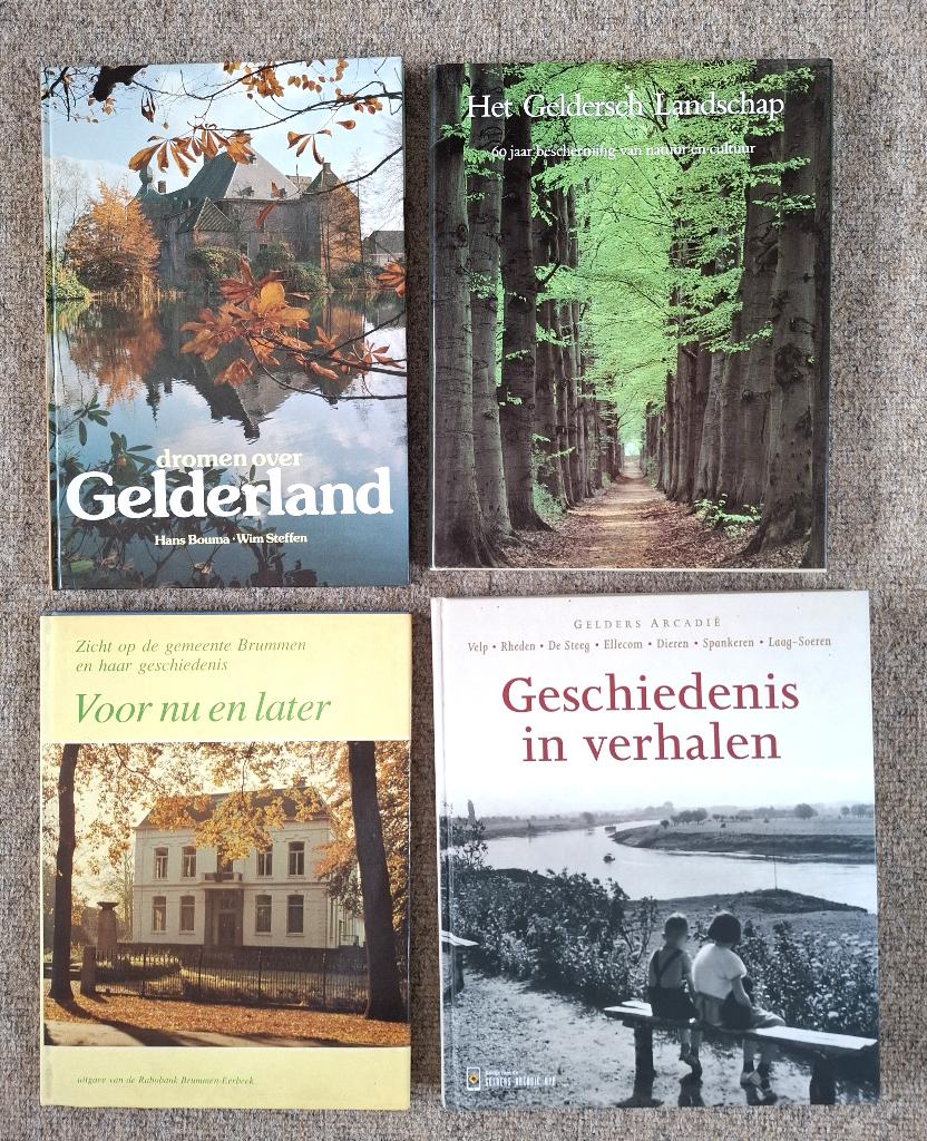 4 boeken over Gelderland, Boeken, Geschiedenis | Stad en Regio, Ophalen of Verzenden, Zo goed als nieuw, Diverse auteurs