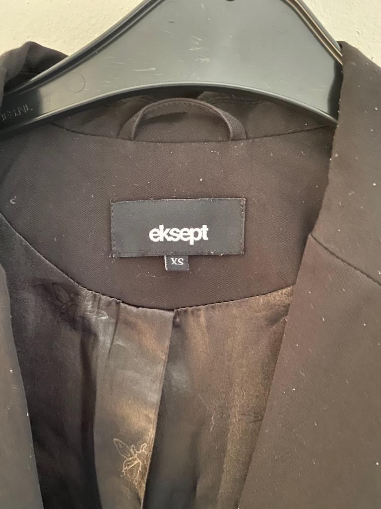 Soepele zwarte blazer /jasje Eksept, maat XS, Zwart, Ophalen of Verzenden, Eksept, Maat 34 (XS) of kleiner