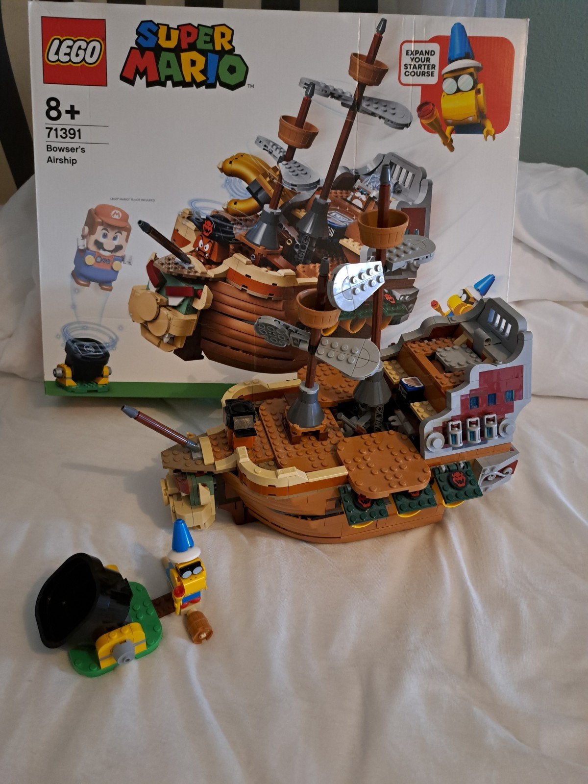 LEGO Super Mario Bowsers Luchtschip 71391 uitbreidingsset, Ophalen, Zo goed als nieuw, Overige merken