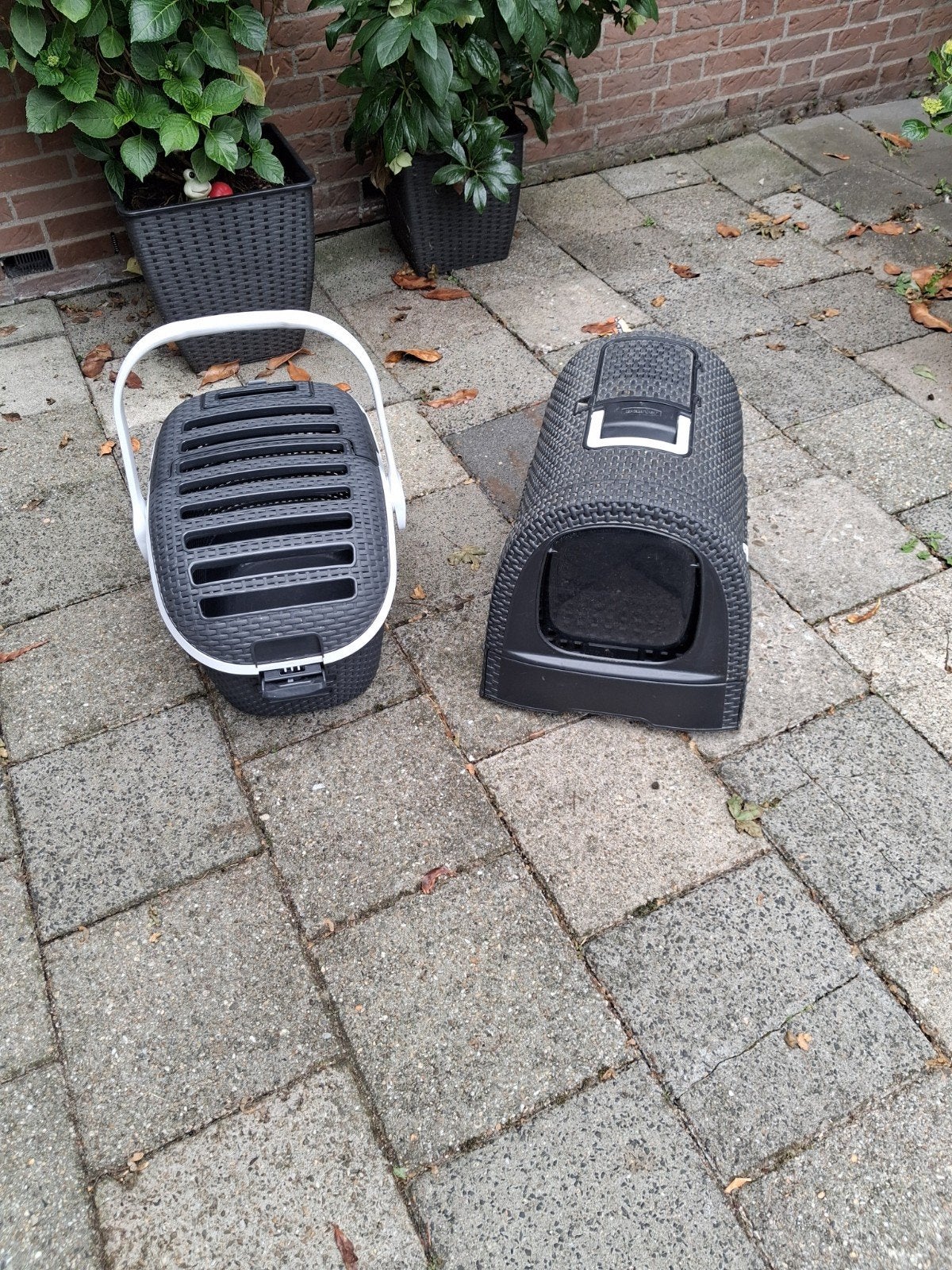 Tekoop katten bak en reismand, Dieren en Toebehoren, Kattenbakken, Ophalen of Verzenden