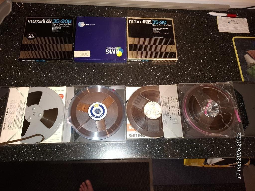4 xKunstof 18 cm spoelen in kunstof philips box, Ophalen of Verzenden, Onderdeel