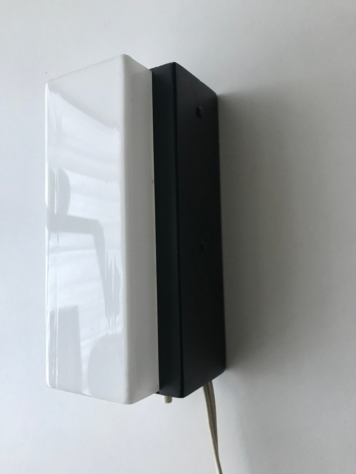 70s wall lamp vintage silence of the lamps, Ophalen of Verzenden, Gebruikt, Kunststof, E14 (klein)