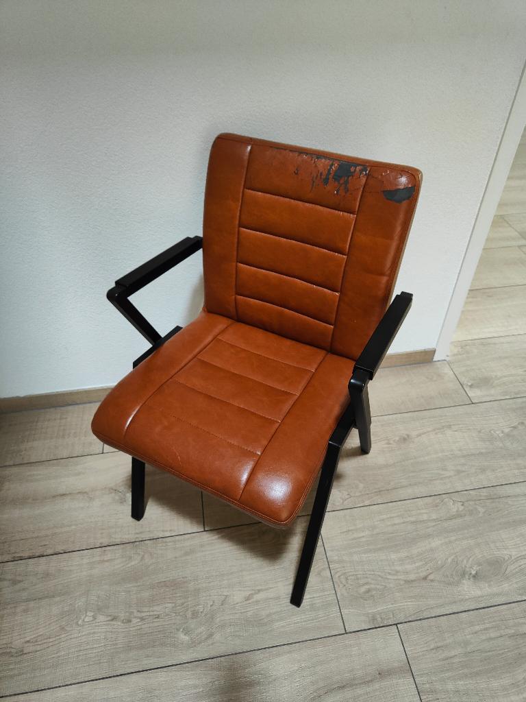 8 Eettafel stoelen (opnieuw te stofferen), Ophalen, Gebruikt, Zwart, Overige materialen