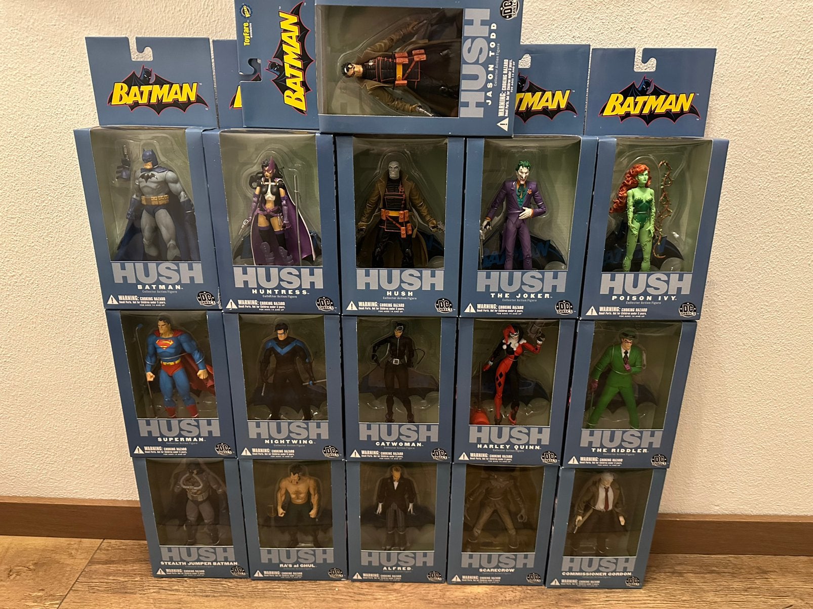 Batman hush complete collectie dc direct jason todd, Ophalen of Verzenden, Nieuw, Film, Actiefiguur of Pop