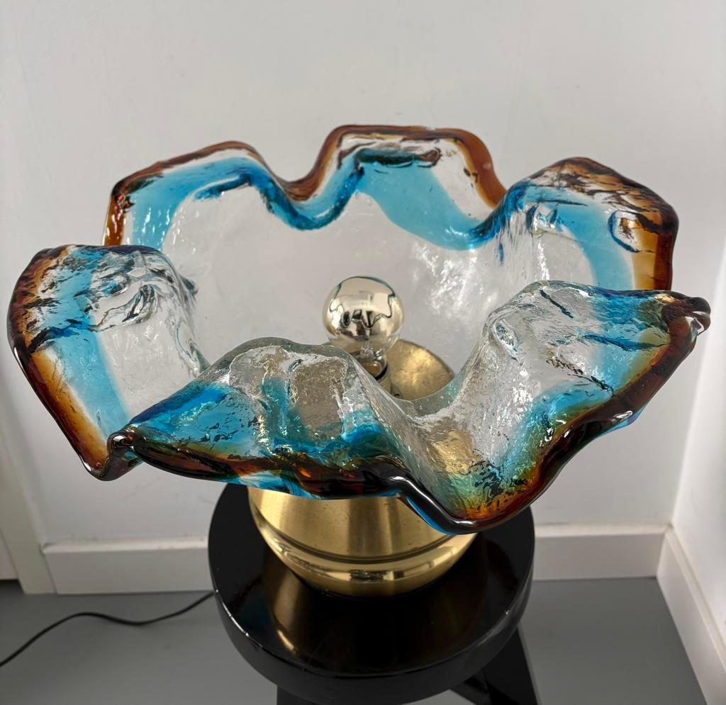 Murano glazen tafellamp, Huis en Inrichting, Lampen | Tafellampen, Ophalen of Verzenden, Gebruikt, Glas