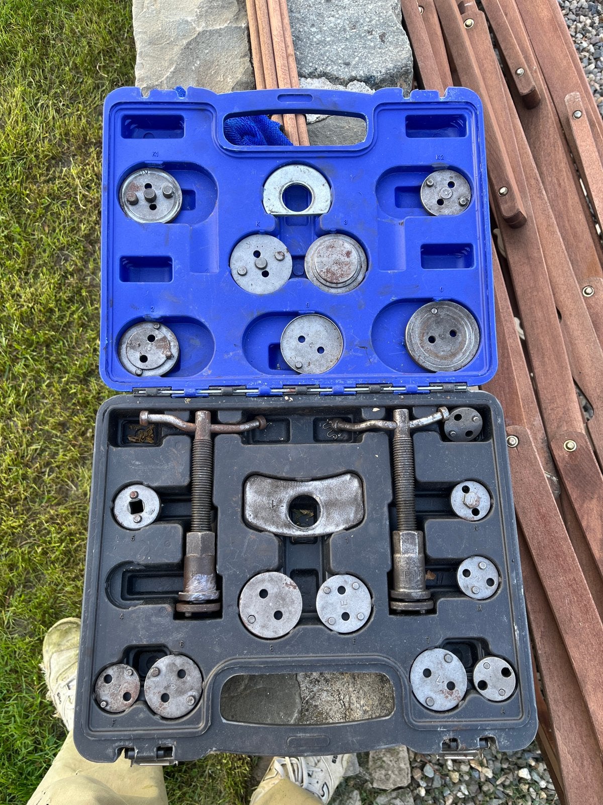 Hanse tools remklauw / remzuiger-terugstelset, Auto diversen, Ophalen of Verzenden