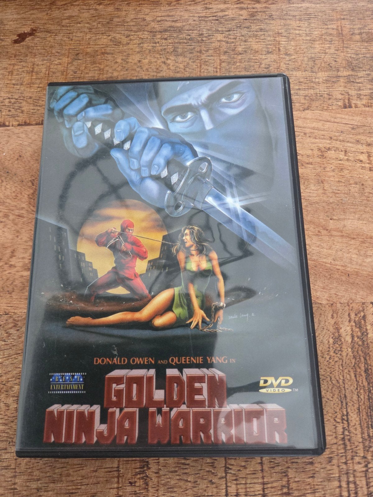 Golden ninja warrior dvd, Alle leeftijden, Ophalen of Verzenden, Zo goed als nieuw, Actie en Avontuur