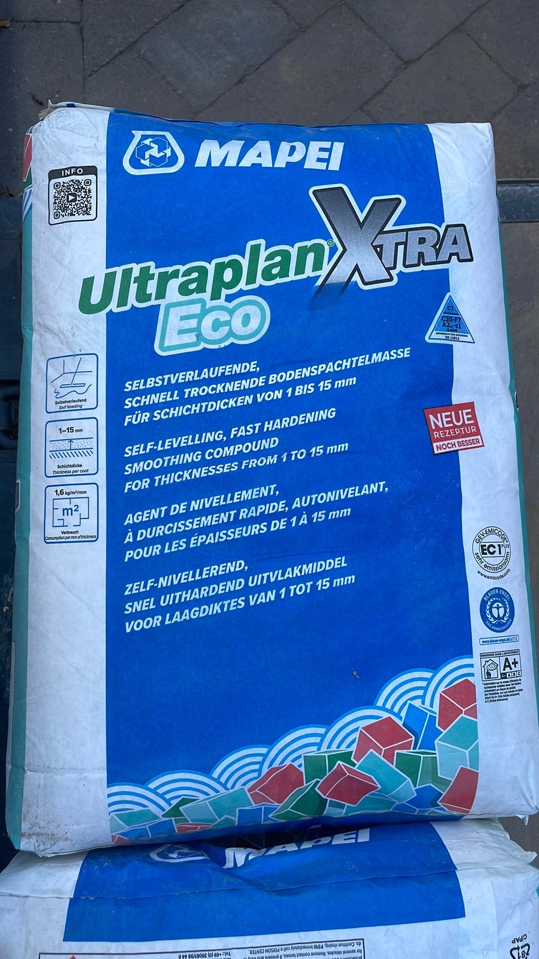 Egaline 1-15mm Mapei, Doe-het-zelf en Verbouw, Ophalen, Overige materialen, 30 cm of meer, 50 tot 150 cm