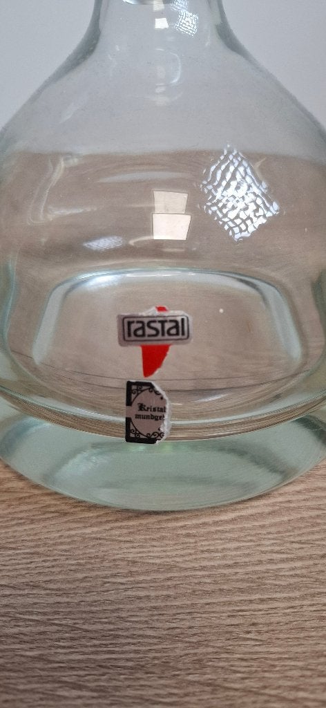 Rastal Kristallen Karaaf met Stop Mondgeblazen 24 cm, Ophalen of Verzenden