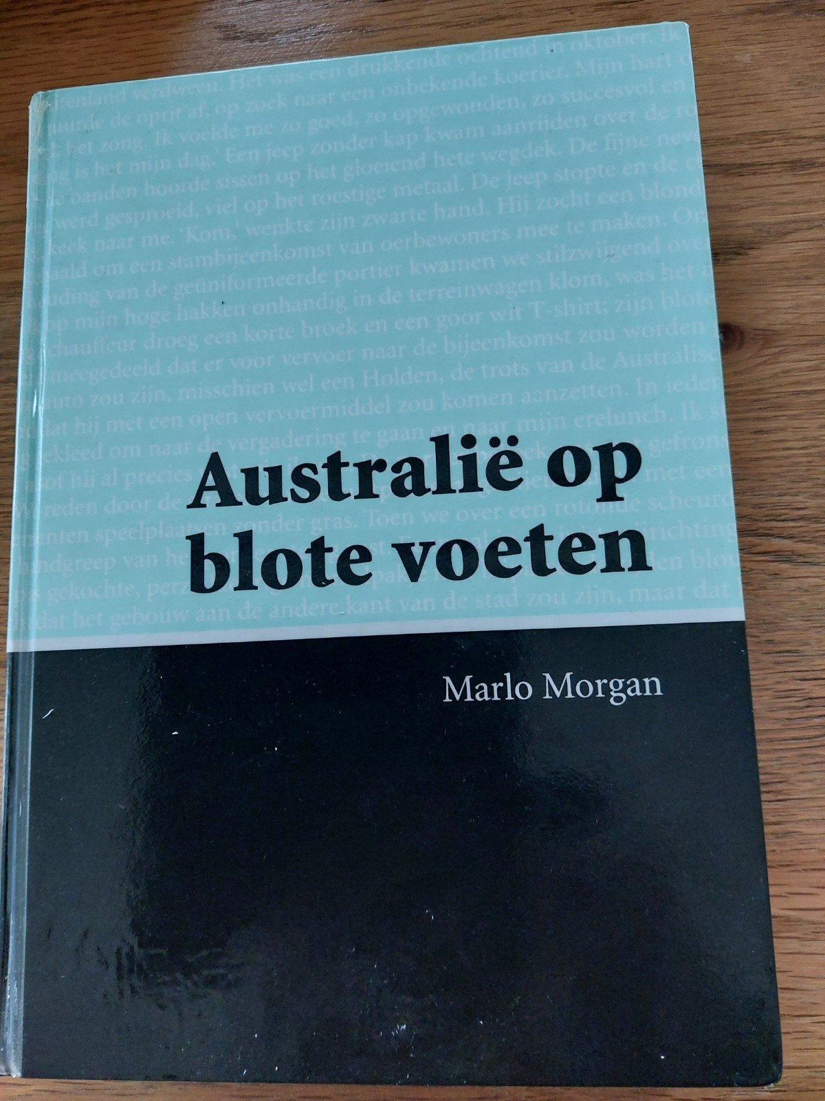 grootletter boek ex Bibliotheek boek, Ophalen of Verzenden, Gelezen, Marlo Morgan, Wereld overig