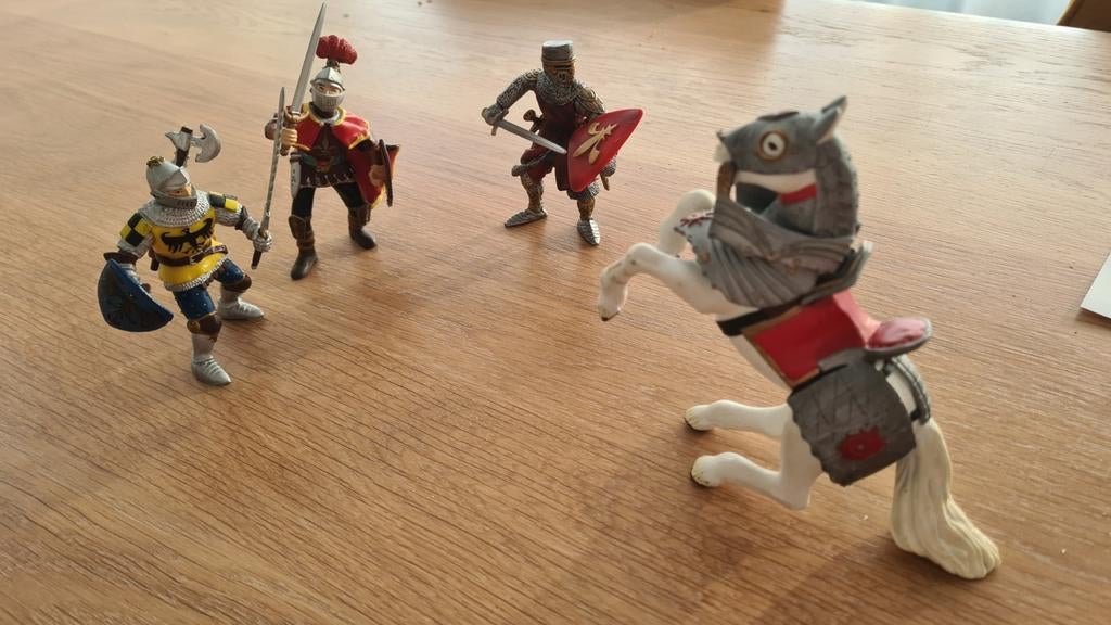 Set infanterie en paard, Ophalen of Verzenden, Zo goed als nieuw