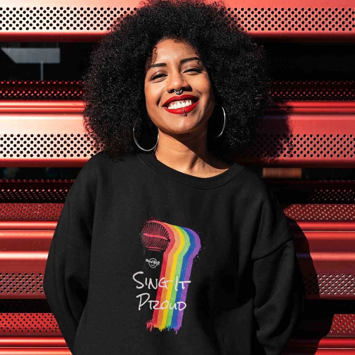 Nieuw Hard Rock Café 'Sing It Proud' trui met prijskaartje, Ophalen of Verzenden, Nieuw, Maat 42/44 (L), Zwart