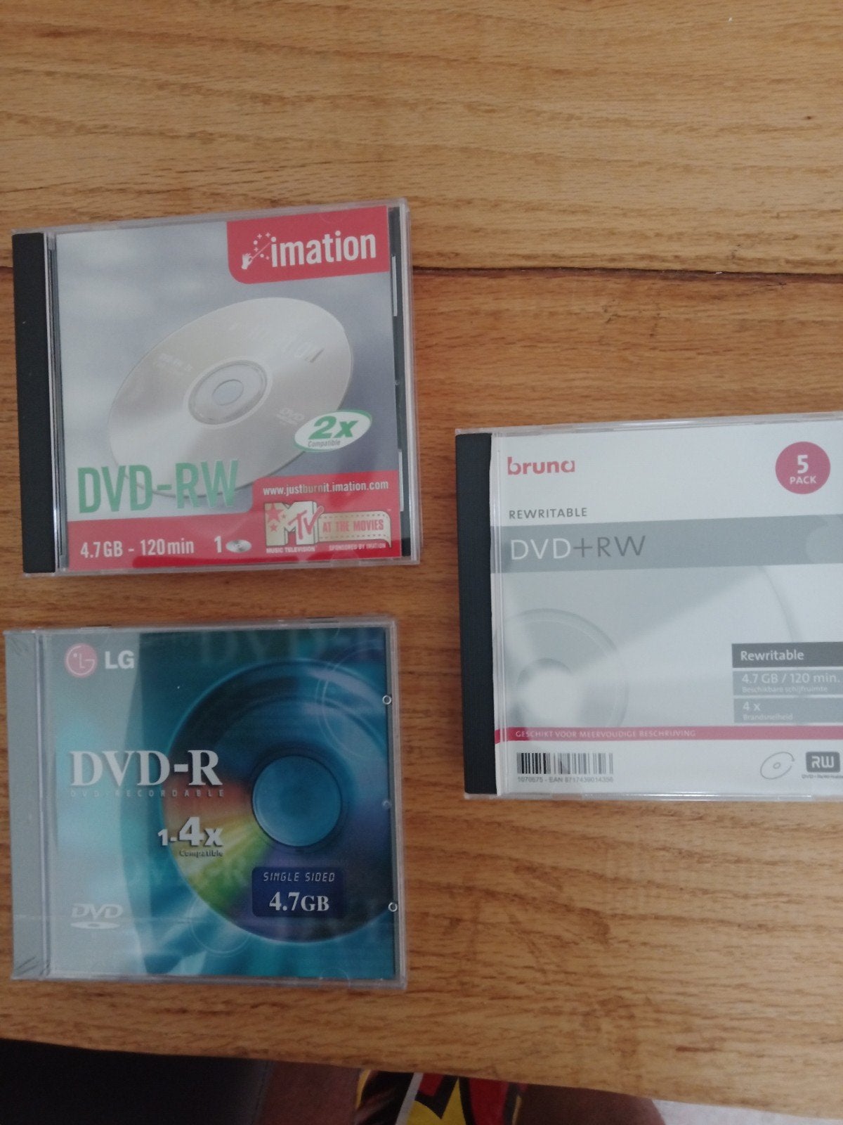 DVD rw 6x, Computers en Software, Beschrijfbare discs, Ophalen of Verzenden, Nieuw, Dvd, Herschrijfbaar
