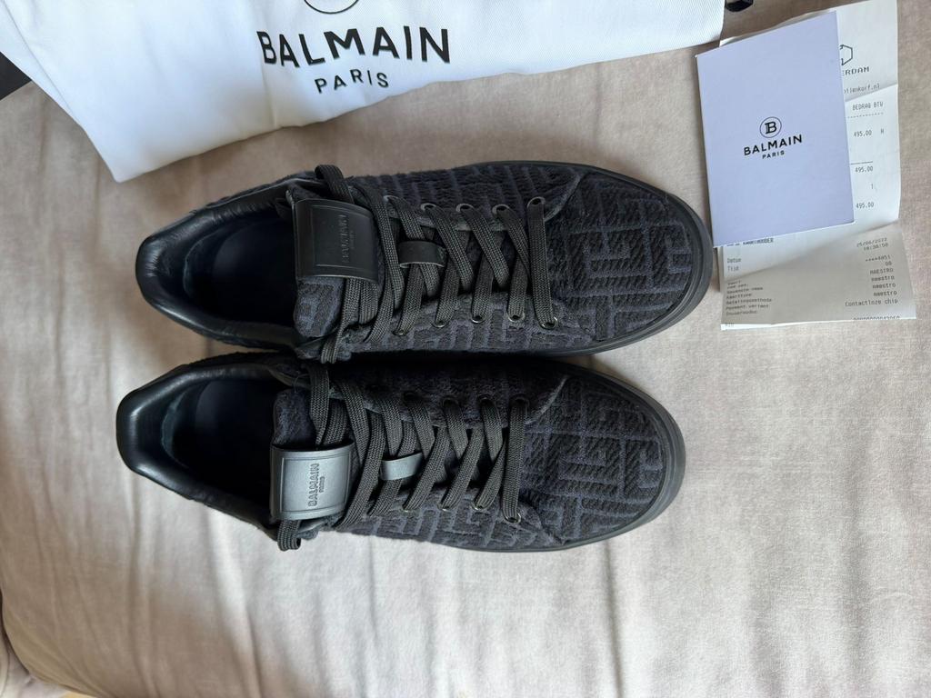 Originele Balmain schoenen - Zo goed als nieuw, Ophalen of Verzenden, Zo goed als nieuw, Zwart, Sneakers of Gympen